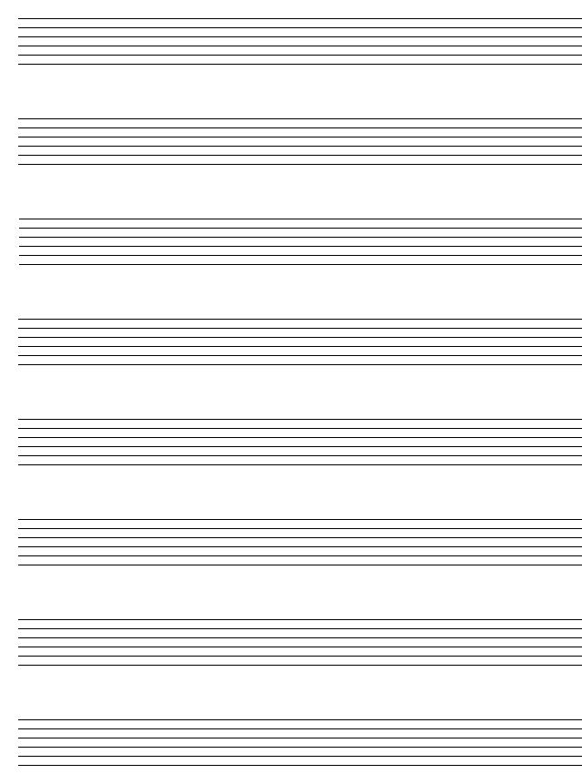 Blank tab sheet music.